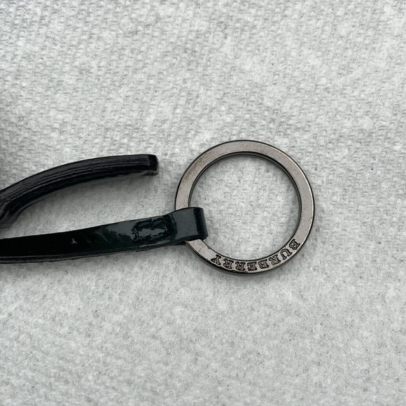 BURBERRY GREEN BROWN NOVA CHECK MINI COIN KEYCHAIN PURSE-RARE! - Picture 2 of 14